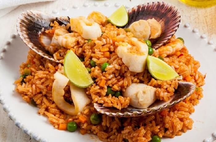 Receta de arroz con mariscos - Comidas Peruanas