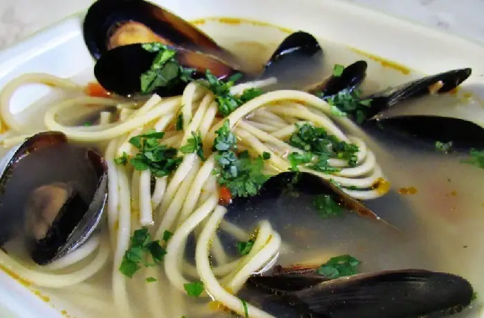 Receta de sopa de choros - Comidas Peruanas Receta de sopa de choros - Comidas Peruanas