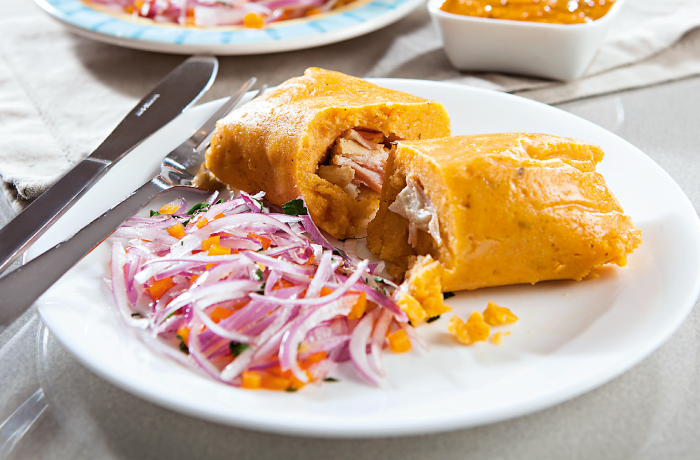 Receta de tamales de pollo o chancho - Comidas Peruanas