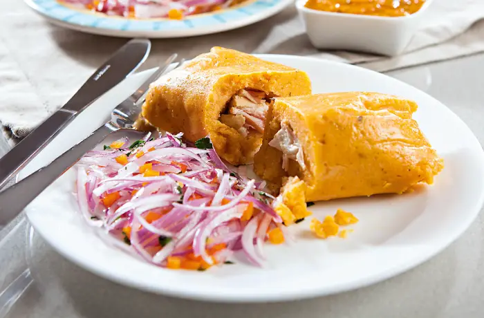 Receta de tamales de pollo o chancho - Comidas Peruanas Receta de tamales de pollo o chancho - Comidas Peruanas