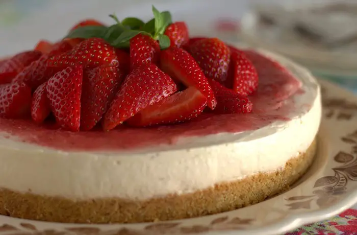 Receta cheesecake de fresa Receta cheesecake de fresa