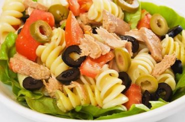Receta de ensalada de fideos con atún - Comidas Peruanas