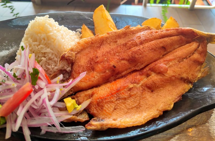 Receta de trucha frita