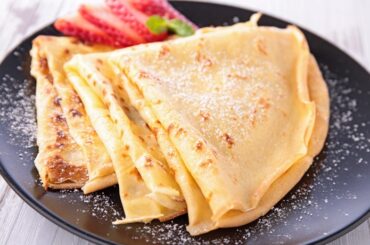 Receta de crepas dulces