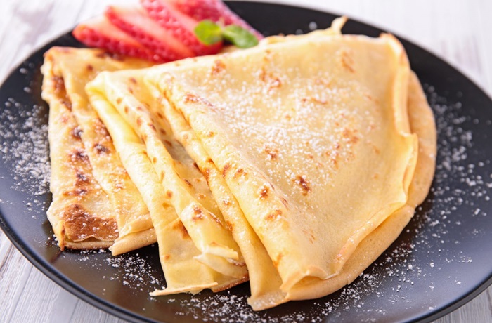 Receta de crepas dulces Receta de crepas dulces